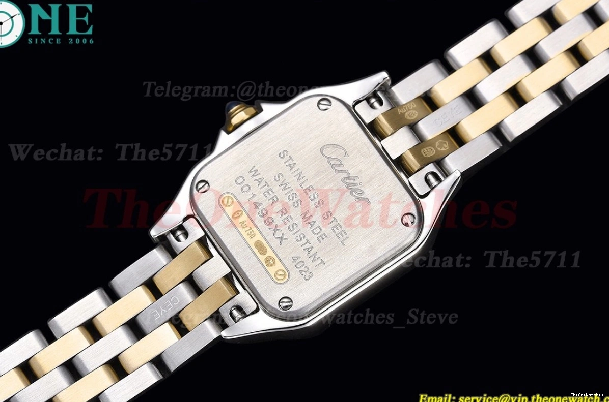 White Ladies De Qtz Swiss Dial Secrete SS 8848F YG Dia 22mm Panthere 0102